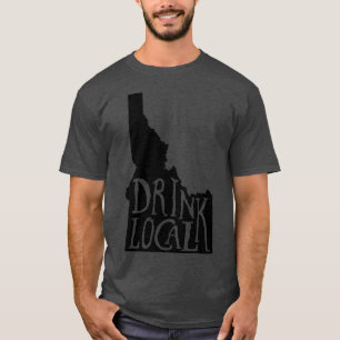 ドリンク地元アイダホ州概要地ビールT Tシャツ