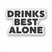 ドリンク最高ののみ シール (正面)