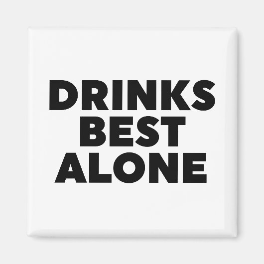 ドリンク最高ののみ マグネット (正面)