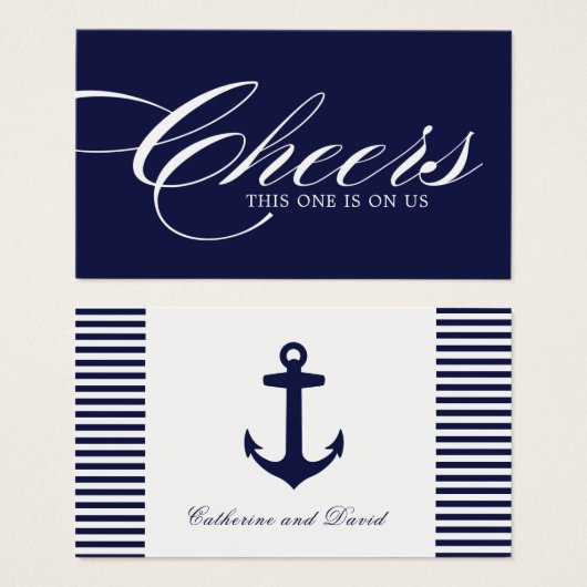 ドリンク航海のチケット – パック100 (正面&裏面)