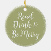 ドリンク読&ベメリーホリディグリーン セラミックオーナメント (裏面)