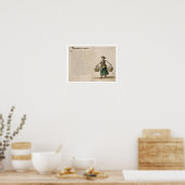 ドリンク販売人ヴェネツィア（原稿） ポスター (キッチン)