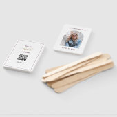 ドリンク買QRコードの卒業写真 ハンドファン (組立なし)