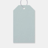 ドリンク食べしてスクリプメリートTrypography Green ギフトタグ (裏面)