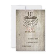 ドリンク食べして結婚式のRSVPカー結婚したドになる