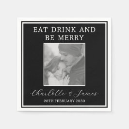 ドリンク食べとウェディングメリーパーティーのナプキン スタンダードカクテルナプキン