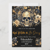 ドリンク食べとビィハローウィンパーティ招待状 招待状 (正面)