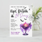 ドリンク食べとビィハローウィンパーティ招待状 招待状 (スタンド正面)