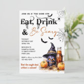 ドリンク食べとビィハローウィンパーティ招待状 招待状 (スタンド正面)