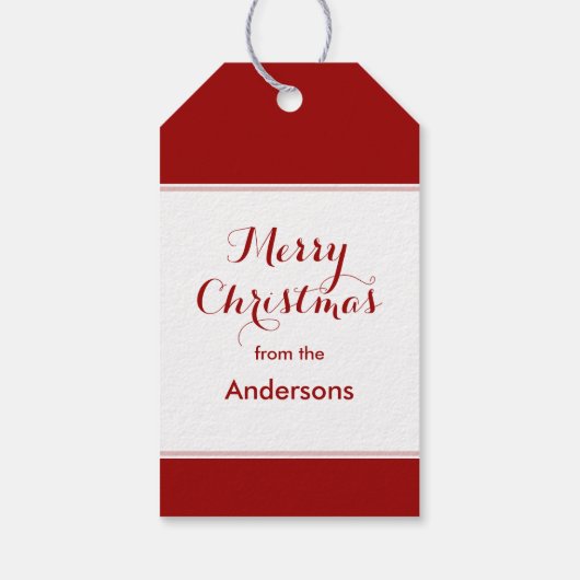 ドリンク食べとベメリーホリディディナーパーティーギフト ギフトタグ (裏面)