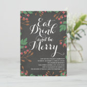ドリンク食べとベメリーーホリーベリーホリデーパーティー 招待状 (スタンド正面)
