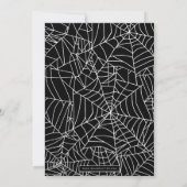 ドリンク食べとベ怖いハローウィンパーティ招待状 招待状 (裏面)