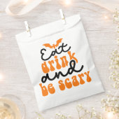 ドリンク食べと怖いグルービーレトロ フェイバーバッグ (クリップ留めされた状態)