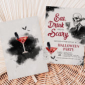 ドリンク食べと怖いヴィンテージハローウィンパーティ 招待状