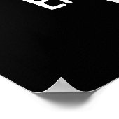 ドリンク食べと怖い幽霊プリンおもしろいドダークブルーグ ポスター (角)