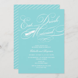 ドリンク食べとBeリハ結婚したーサルディナー招待状 招待状