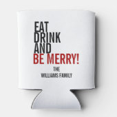 ドリンク食べアンドビーメリーホリデークーラーボックス 缶クーラー (裏面)