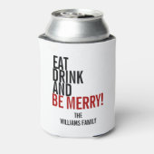 ドリンク食べアンドビーメリーホリデークーラーボックス 缶クーラー (缶裏面)