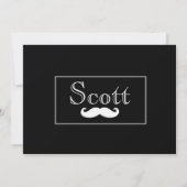 ドリンク食べスのスーツをアップ – 私のgroomsmanになる 招待状 (裏面)