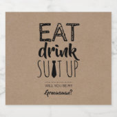 ドリンク食べス・アップ・グロムスマン提案 ビールラベル (シングルラベル)