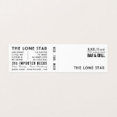 ドリンク食べバー&グリル、Pub/Brewery、詳細 名刺 (外部フラット)