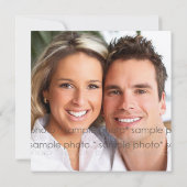 ドリンク食べビシャン結婚したパンウェディングシャワー 招待状 (裏面)