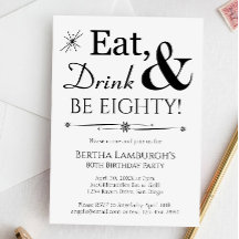 ドリンク食べビー80白黒80誕生日