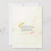 ドリンク食べベの結婚したドラゴン結婚フライ交配の愛 招待状 (裏面)