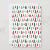 ドリンク食べベタイポグラフィメリークリスマスパーティー 招待状 (裏面)