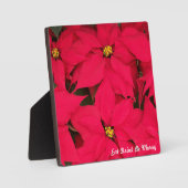 ドリンク食べベフェスティバルメリーポインセチア フォトプラーク (正面)