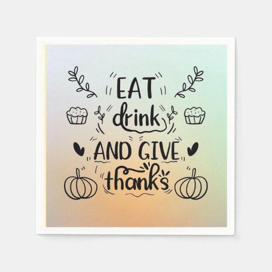 ドリンク食べペーパーのナプキン スタンダードカクテルナプキン (正面)