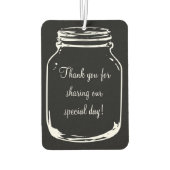 ドリンク食べメイスンジャーの車の空気の新鮮さ カーエアーフレッシュナー (裏面)