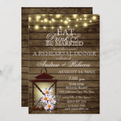 ドリンク食べラ素朴ンのリハーサルのディナー 招待状 (正面/裏面)