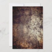 ドリンク食べ引っ越し祝いパーティーパーティーダートブラウン招待状 招待状 (裏面)