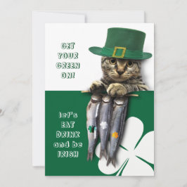ドリンク食べ&ビーアイリッシュセントパトリックの日パーティー 招待状