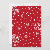 ドリンク食べ&ビーメリーホリディパーティー招待状 シーズンカード (裏面)