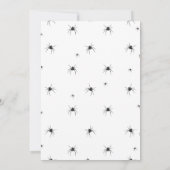 ドリンク食べ&ビー怖いハローウィンパーティ招待状 招待状 (裏面)