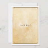 ドリンク食べ&ビー80または任意の年齢の誕生日パーティーの招待状 招待状 (裏面)