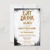 ドリンク食べ&ベスカレイハロウィーン 招待状 (正面)