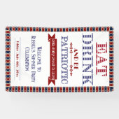 ドリンク食べ&ベー愛国4th 7月プール&バーベキューパーティー 横断幕 (横)