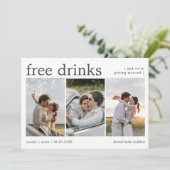ドリンク３杯無料　エンゲージメントフォト　ウェディング セーブザデート (スタンド正面)