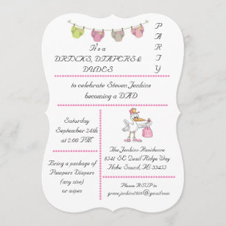 ドリンク、おむつ&デュデス – 招待状