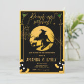 ドリンク、ウィッチガールズナイトパーティーハロウィーン 招待状 (スタンド正面)