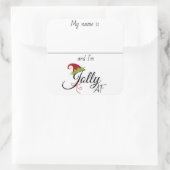 ドリンク ステッカー マーカー 名前 面白い クリスマス メッセージ (バッグ)