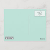 ドリンク、スリープ、ウクレレ ポストカード (裏面)