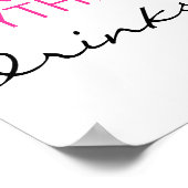 ドリンク&ドリームポスター以外を追いかけない ポスター (角)