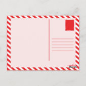 ドリンク+ハンバーガー=愛 ポストカード (裏面)