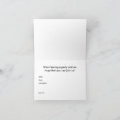 ドリンク+ハンバーガー=愛 招待状 (内部)