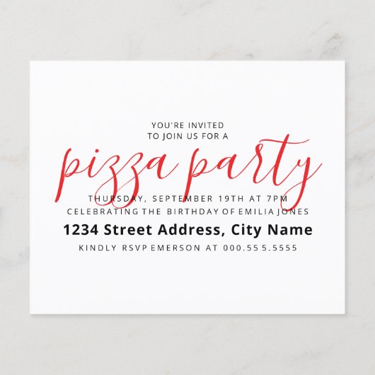 ドリンク+ピザ=愛 (裏面)