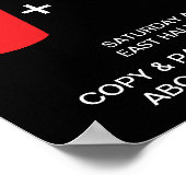 ドリンク+ホットドッグ=愛 ポスター (角)